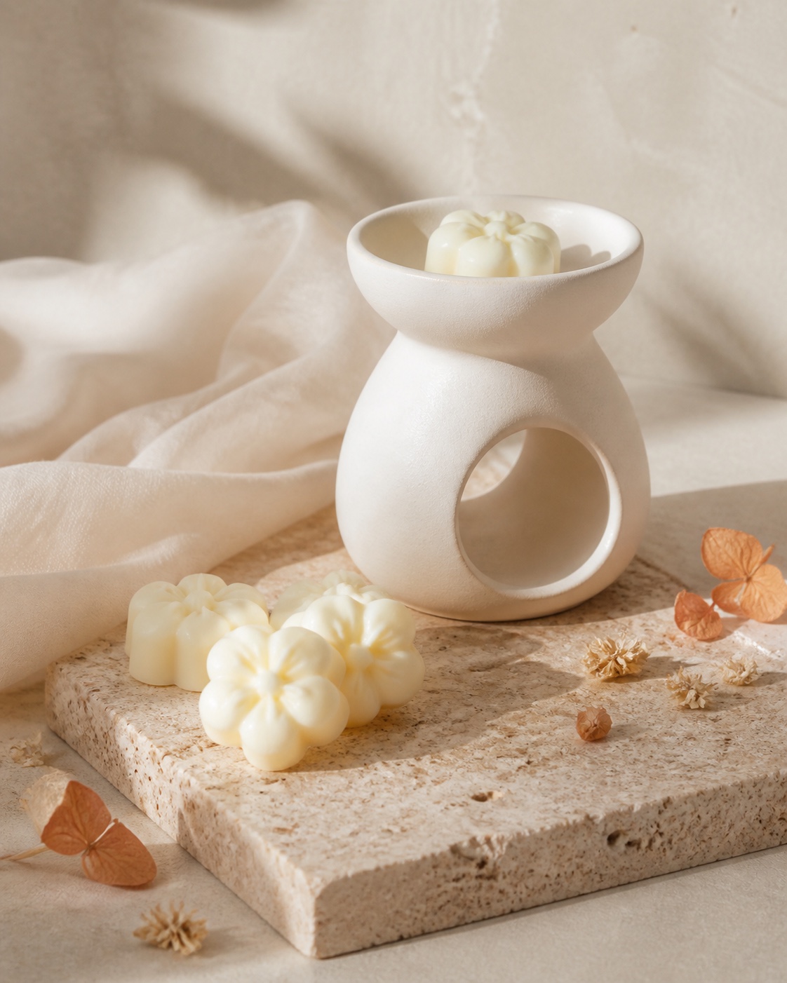 Wax melts Pétalo Nüve en formas florales